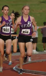 Stephanie Ganter and Mitch Ownbey were named 2009 SLC Outdoor Track and Field Freshmen of the Year.
