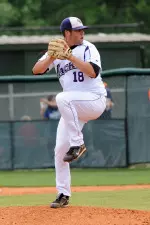 Jared Schrom is fifth all-time at SFA in strikeouts and innings pitched.