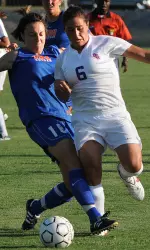 Kim Kimmel was one of two Ladyjacks to record multiple goals in Saturday's 5-1 win over Houston Baptist