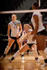 Sydney Milburn is one of two Ladyjacks vying for the libero jersey in 2009.