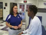 SFA Assistant Athletic Trainer Loree McCary