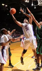 Jereal Scott scored 12 points and pulled down six boards in SFA's win over Southeastern Louisiana Saturday