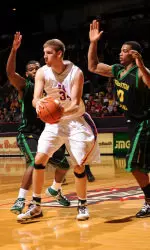 Will Reinke is among the Southland Conference leaders in blocked shots