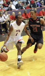 Eric Bell is one of three Lumberjack seniors who will play their final