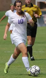 Melissa Gaudet scored her first career goal Friday at Nicholls