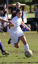 Laura Sadler scored for the third straight game in Sunday's 1-1 tie at Central Arkansas