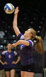 Monica Pannone had eight kills in Saturrday's win over Southeastern Louisiana.