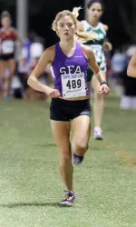 Lauren Smith led SFA to a Southland title with her second-place finish at the conference championships