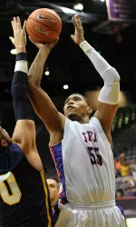 Jereal Scott scored a career-high 27 points in Friday's 114-49 win over Howard Payne