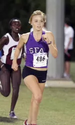 Stephanie Ganter posted an all-region performance with her 13th-place finish on Saturday at the NCAA Regional Championships