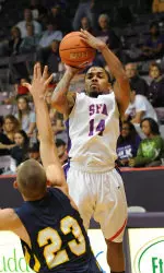 Denzel Barnes tied a career-high with seven assists in Monday's win over Longwood