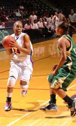 Decreasha Goodner had a team-best eight rebounds on Wednesday at Rice.