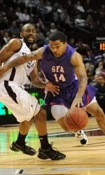 Denzel Barnes had a career-high eight assists against Chicago State