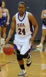 Decreasha Goodner led all players with 21 points and five three-pointers against Houston Baptist on Tuesday.