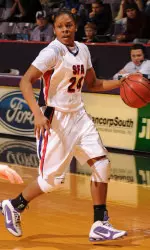 Decreasha Goodner had four three-pointers and 14 points on Wednesday at OU.