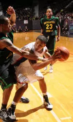 Orren Tims pulled down a team-leading 11 rebounds in Wednesday's win against Northwestern State