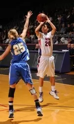 Senior Whitney Cormier scores her 1,000th career point in win at Nicholls