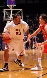 Jordan Glynn is second in the Southland Conference in rebounding