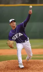 Tyler Herriage struck out nine in earning his fourth win of the year at Nicholls on Friday.