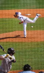 Tyler Herriage allowed just two earned runs in 6.1 innings against Texas State.