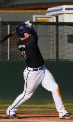 Bobby Loveless hit one of two SFA home runs on Saturday against McNeese State.