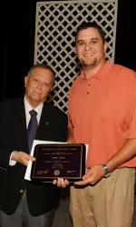 SFA Coordinator of Athletic Operations Jeremy Stolfa received the President's Award.