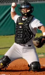 Riley Huble had four hits and threw out three runners on the bases in SFA's win over Texas State.