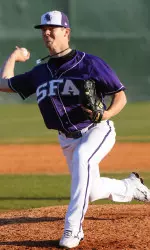 Cody Priest picked up his first collegiate victory on Wednesday vs UTPA.