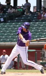 Bo Coffman went 2-for-4 in SFA's tournament game vs Texas State on Thursday.