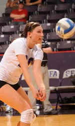 Senior Kelsey Owens and SFA begin the SLC slate on Thursday at Northwestern State.