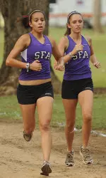 The Ladyjacks took the top four slots in Friday's Lumberjack Opener