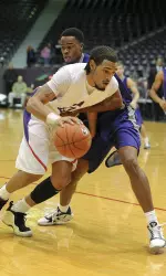 Jordan Glynn scored a career-best 21 points against Central Arkansas Wednesday