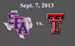 SFA will face Texas Tech in 2013.