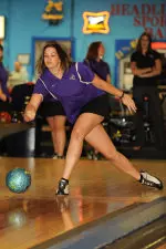 Dustie Hammond broke 200 in both of SFA's wins Saturday