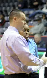 Head coach Brandon Schneider