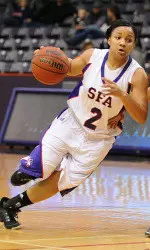 Courtney Conwright had 13 points and seven rebounds in Saturday's win at UT-Arlington.