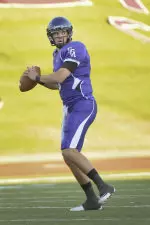 Junior quarterback Brady Attaway passes for a career-high 390 yards against UCA.