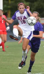 Breanne Vernon and the SFA defense notched their 7th straight shutout