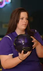 Junior Ashli Rosenkranz led the Ladyjacks in the first match with 216 total pins.