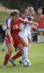 Breanne Vernon was named the Southland Conference Defensive Player of the Week for the second time this season Tuesday.