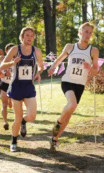 Nathan Collier was the top SFA finisher on the men's side at the SLC Championships two weeks ago in Nacogdoches.