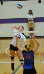 Jill Ivy had a team-high 12 kills against Lamar on Saturday.