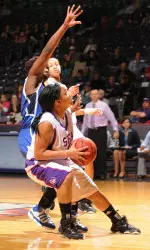 Senior Courtney Conwright and the Ladyjacks host Henderson St. Saturday at 7 p.m. in an exhibition.