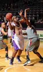 Forward Annette Davis and the Ladyjacks open the season Friday at ULM.