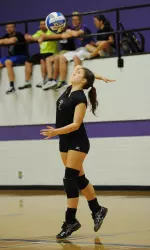 Madison Hanlan and Sabrina Burns were named academic all-SLC for the second straight season on Thursday.