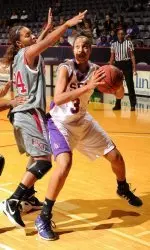 Senior forward Amina Sawyer and the 7-0 Ladyjacks face Arkansas Tuesday at 7 p.m.