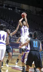 Senior Jordan Ford needs just seven points to reach 1,000 for her career.