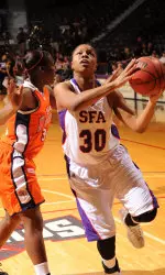 Toni Davis led all players with 10 rebounds in Saturday's loss at McNeese State.