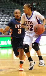 Ebony Alexander had 14 points and six assists in Wednesday's loss to Nicholls.