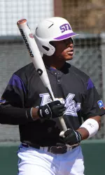 Bryson Myles finished 3-for-5 in Sunday's win over UCA.